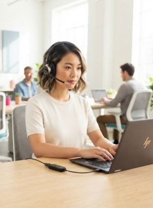 HP Poly Mission 825 USB-C ANC Dúo - Onedirect HP Poly Mission 825 USB-C ANC Dúo - Onedirect