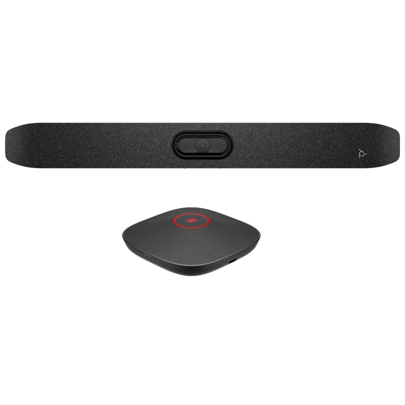 Sala pequeña BYOD – Kit Poly Studio V12 + Micrófono A2