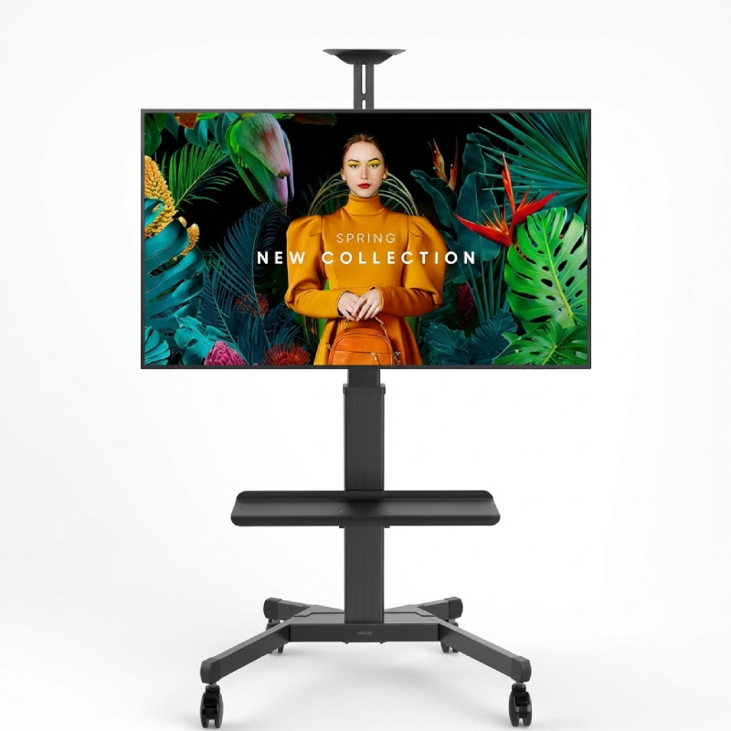 Pack pantalla 4K Samsung QBC 65" + soporte móvil Vision VFM-F22