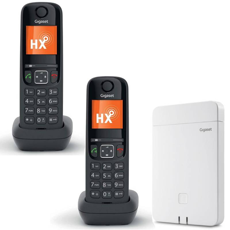 Pack Gigaset N670 DECT IP + 2 Gigaset AS690HX Negro