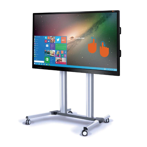 SOPORTE MÓVIL DE ALUMINIO PANTALLAS 55”, 65” Y 75”