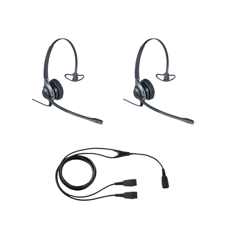 Pack 2 Cleyver HC40 + Cable QD Y