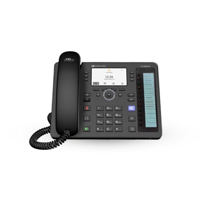 AudioCodes C436HD Teléfono IP Microsoft Teams con Pantalla