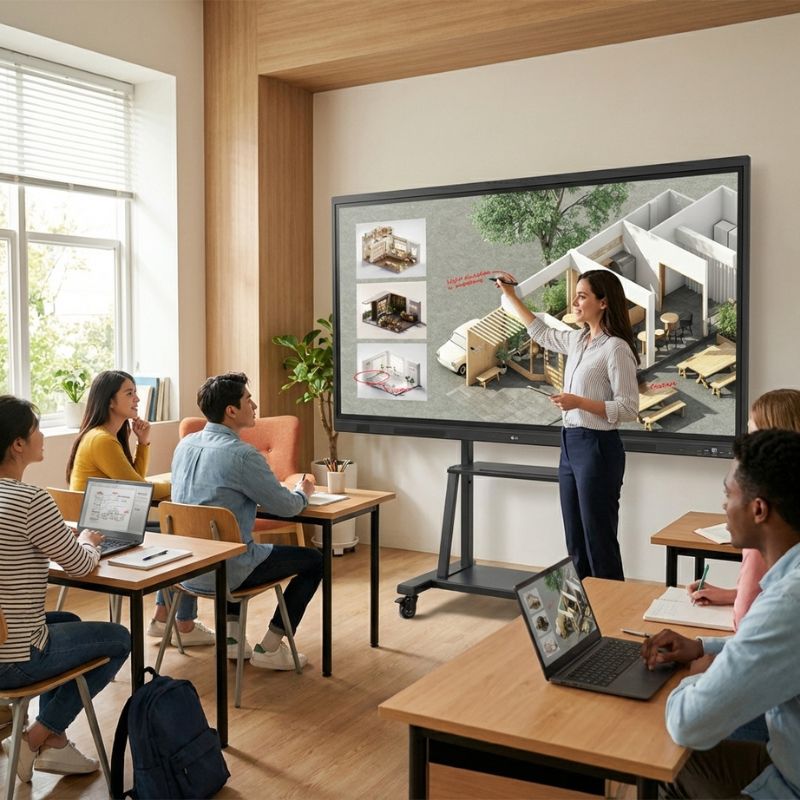 LG CreateBoard TR3DQ Monitor Interactivo UHD 55