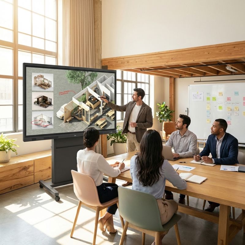 LG CreateBoard TR3DQ Monitor Interactivo UHD 75