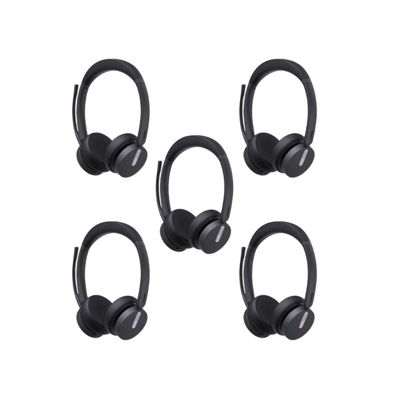 Pack de 5 Auriculares inalámbricos Yealink WH64 Duo MS