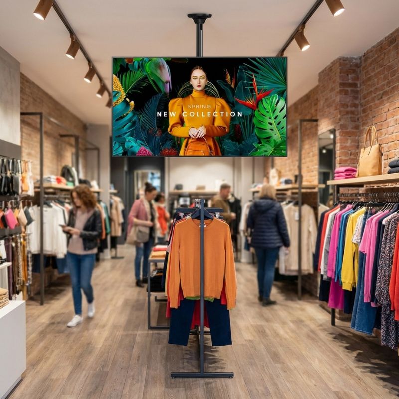 Pack Samsung QBC 65" + Soporte de techo Neomounts FPMA-C340BLACK