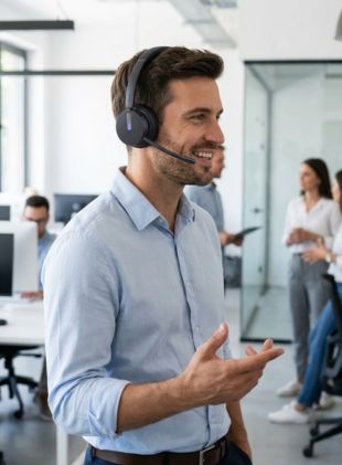 Yealink DECT WH64 híbrido Dúo UC y Teams sin base - Onedirect