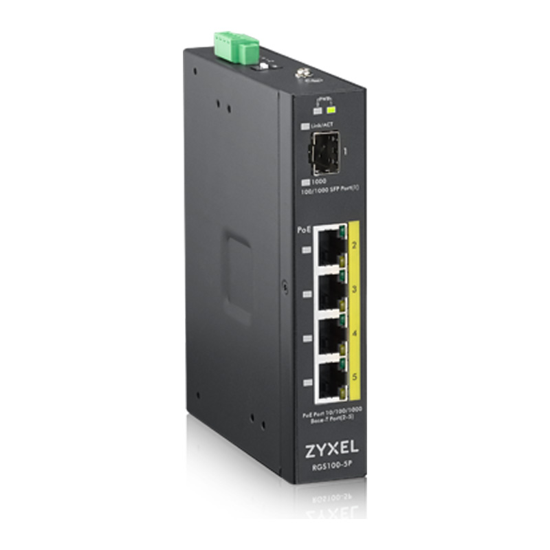 Zyxel RGS100-5P Switch robusto no gestionable