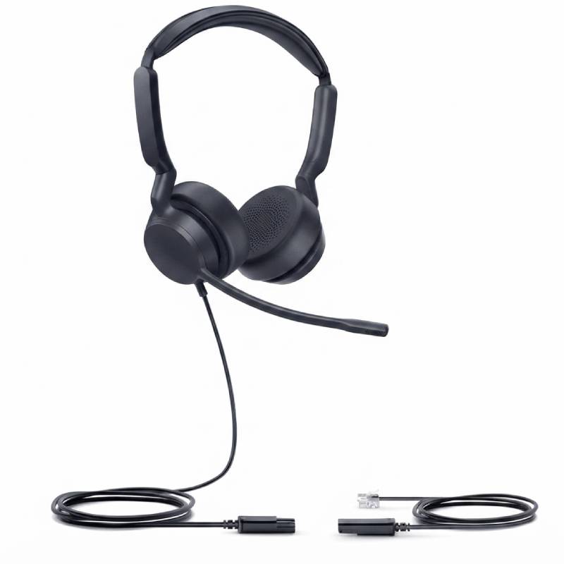 Yealink YHS36 E2 Duo Auriculares con Cable QD-RJ9