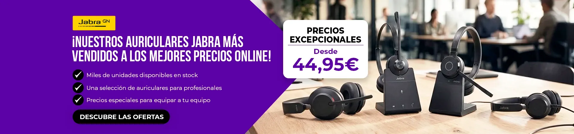 LOS PRODUCTOS JABRA MÁS VENDIDOS