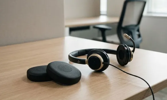 Espumas y almohadillas de recambio para los altavoces de auriculares profesionales