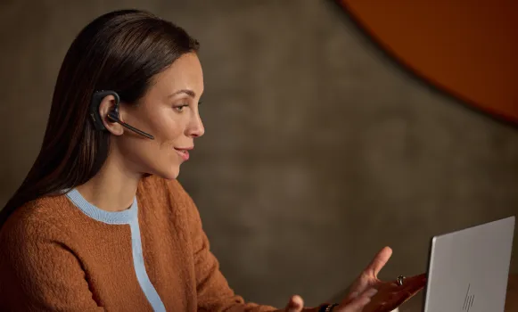Auricular Bluetooth manos libres con micrófono para comunicaciones móviles