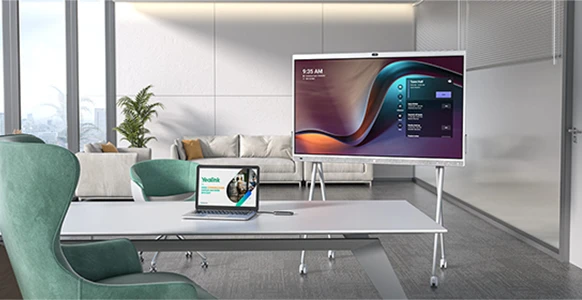 Pantallas interactivas de videoconferencia