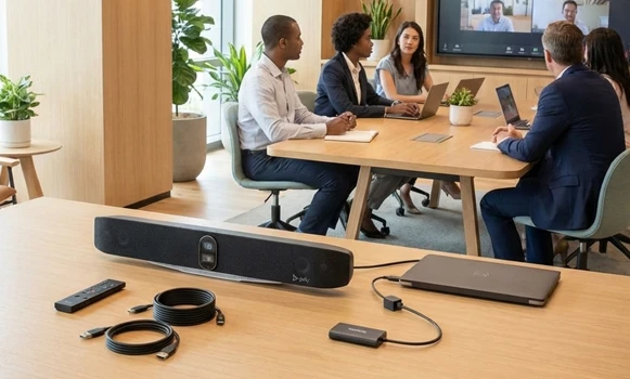 Accesorios complementarios para salas de reunión