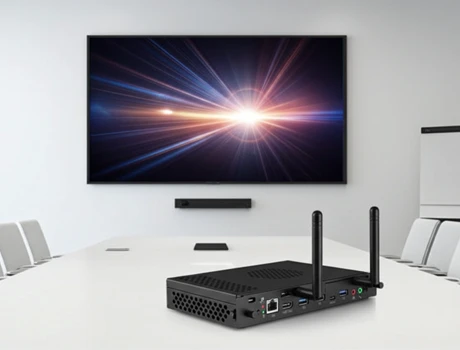 Mini-PCs y sistemas OPS integrados con pantallas profesionales