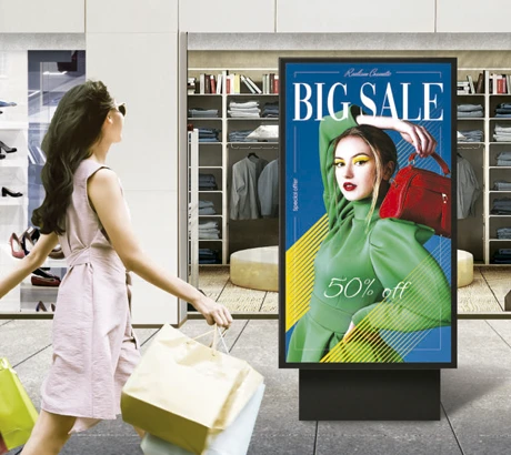 Pantallas de exterior para publicidad e información