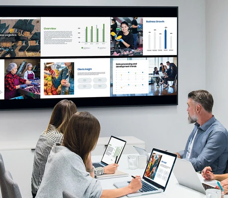 Pantallas LED de interior para salas de reunión de alto impacto visual
