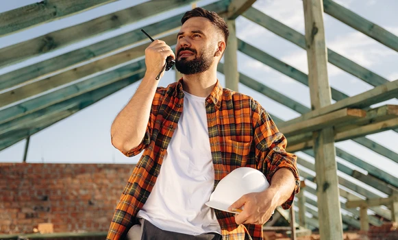 Walkie talkie para construcción