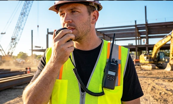Walkie talkies con micro altavoz