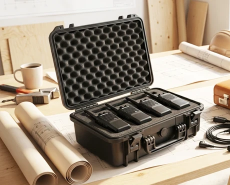 Maletas para walkie talkies