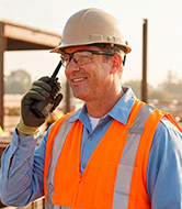 Walkie talkies para construcción