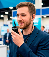 Walkie talkies con auriculares
