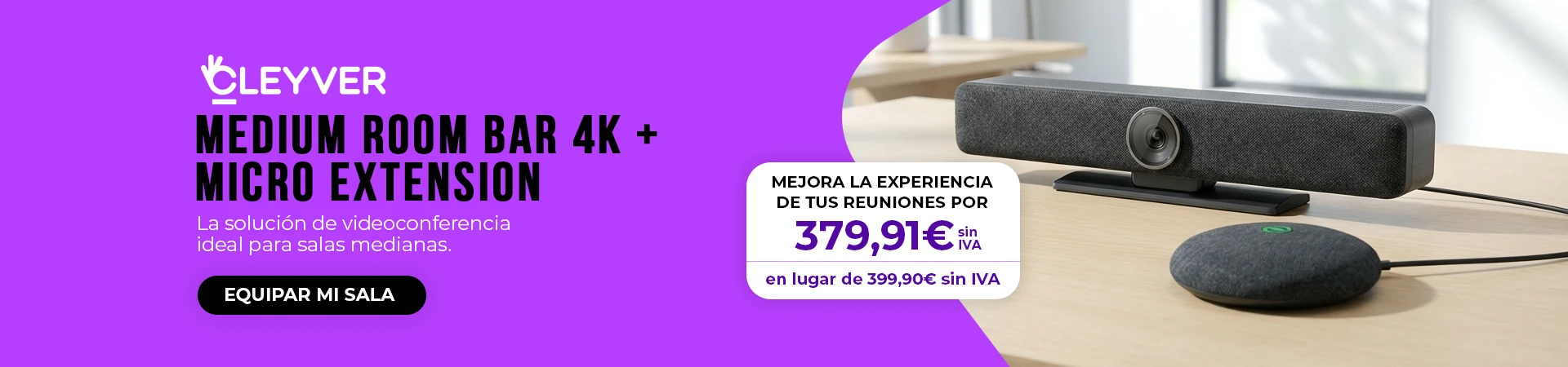 Pack Cleyver Room Bar 4K