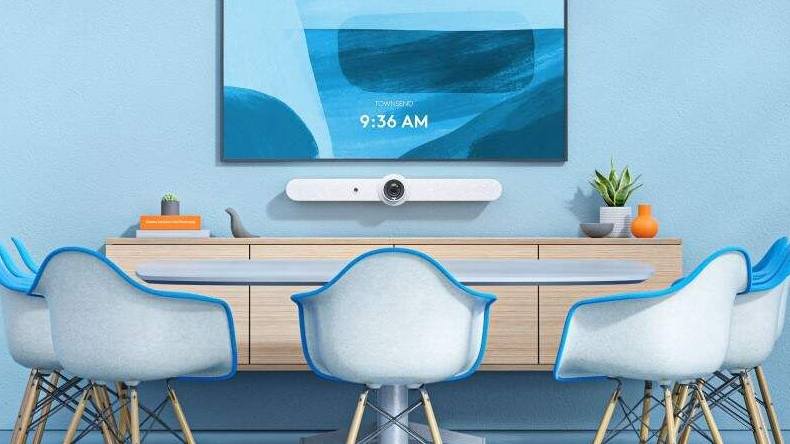 Logitech Rally Bar ideal para sala de reuniones fácil de conectar con los dispositivos