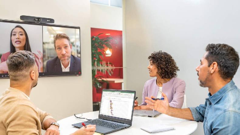 Poly Studio ideal para videoconferencia todo en uno, cámara, micrófono y altavoz