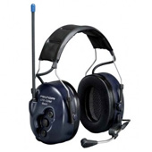 Protetor auricular com rádio intregrado ou conexão com rádio
