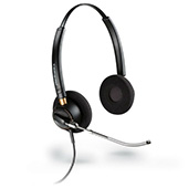 Auriculares com cabo para telefones fixos