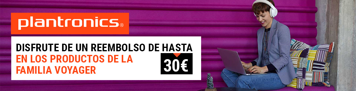 Disfrute de un reembolso de hasta 30€ en los productos de la familia Voyager Disfrute de un reembolso de hasta 30€ en los productos de la familia Voyager