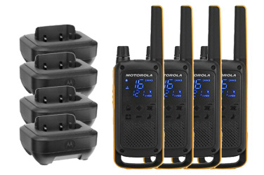 Pack Motorola T82 Extreme Quad + 4 bases cargadores