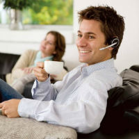 Teléfono Inalámbrico con Auriculares