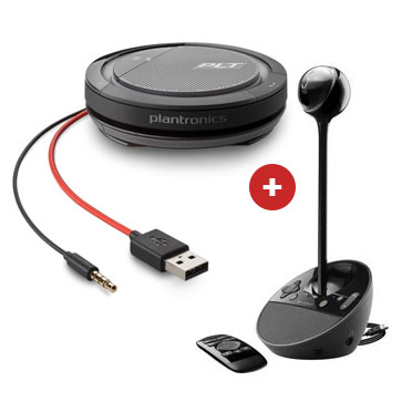 Pack Logitech BCC950 + Plantronics Calisto 5200