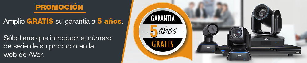 Garantía AVer 5 años