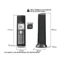 Panasonic DECT negro