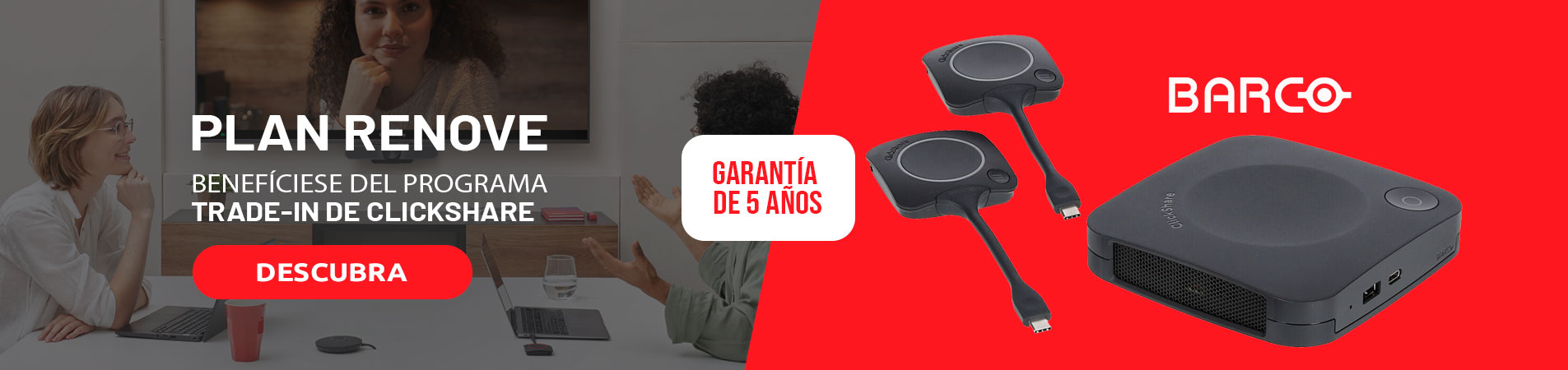 Plan renove Barco clickshare
